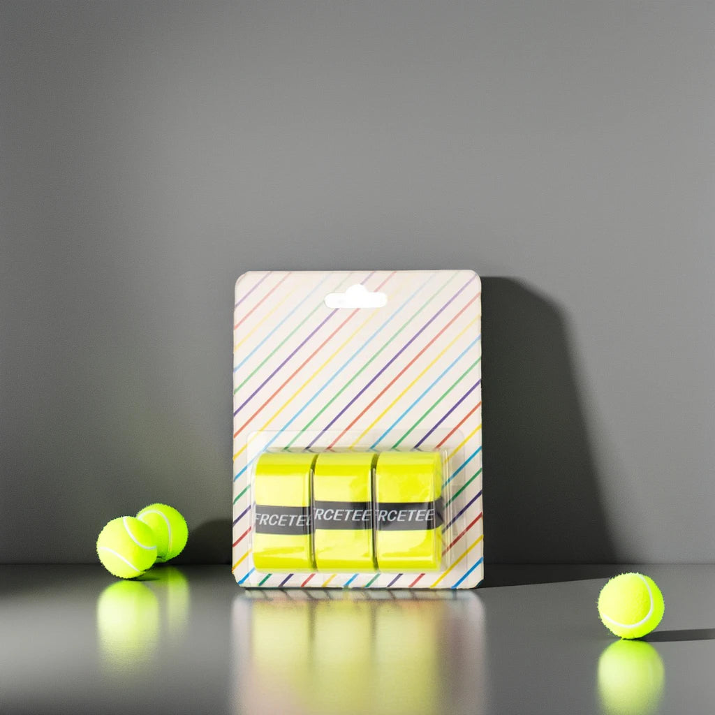FRCETEE Custom 25mm Breathable PU Tennis Overgrip Sticky Non-Slip Badminton Accessories