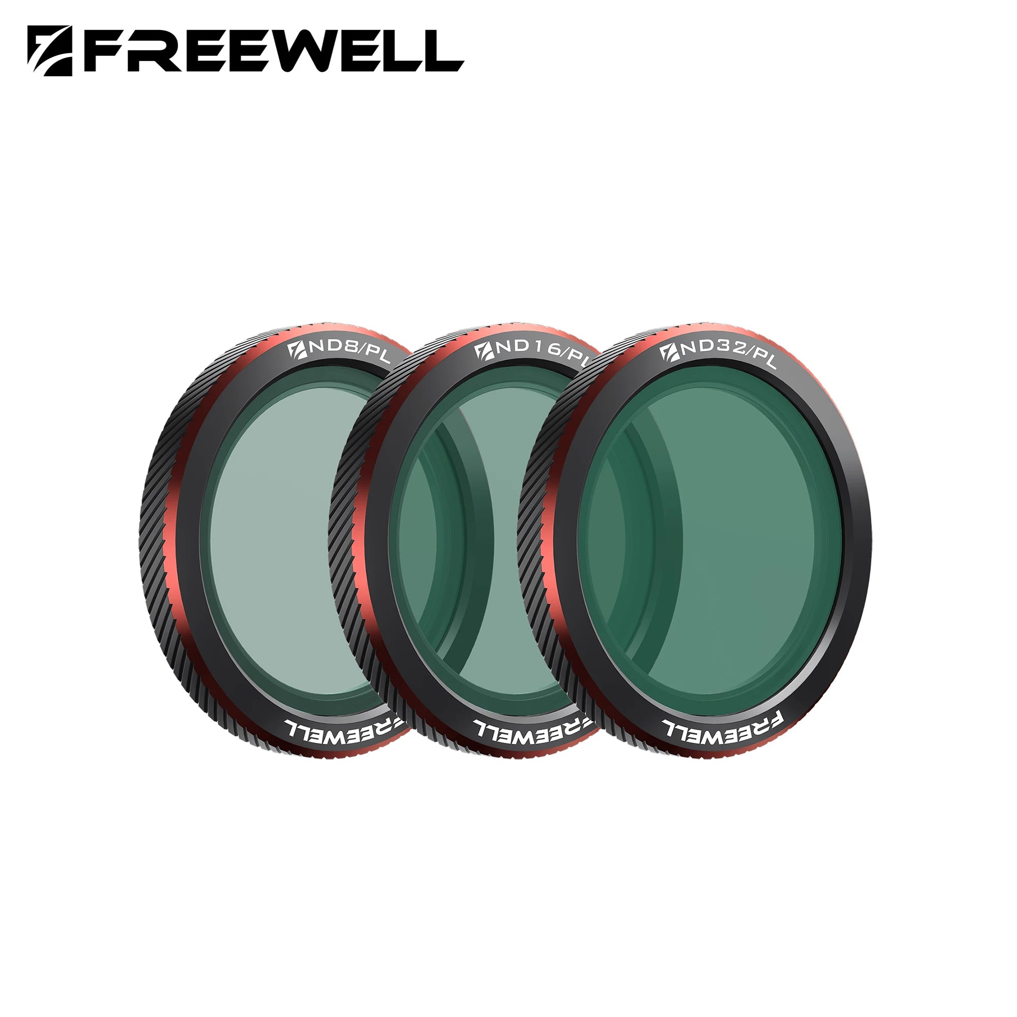Freewell 3 Pack Magnetic Filters Compatibility DJI Neo 2 Drones ND, UV, CPL, ND/PL, Glow Mist 1/4 Filter Photography Accessories