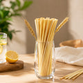 Eco Friendly Biodegradable Natural Wheat Straw Disposable Drinking Straw Compostable Wheat Grass Straw for Beverage Milk Tea