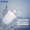 Refrigerator Water Filter Replacement Activated Carbon NSF Certified 300GPD 6 Month Filter Life for DA29-00003GDA-00003BWSS-1