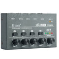 Biner DX400 Sound Mixer 12v Mini Stereo Mixer 4 Channel for Guitar Instrument