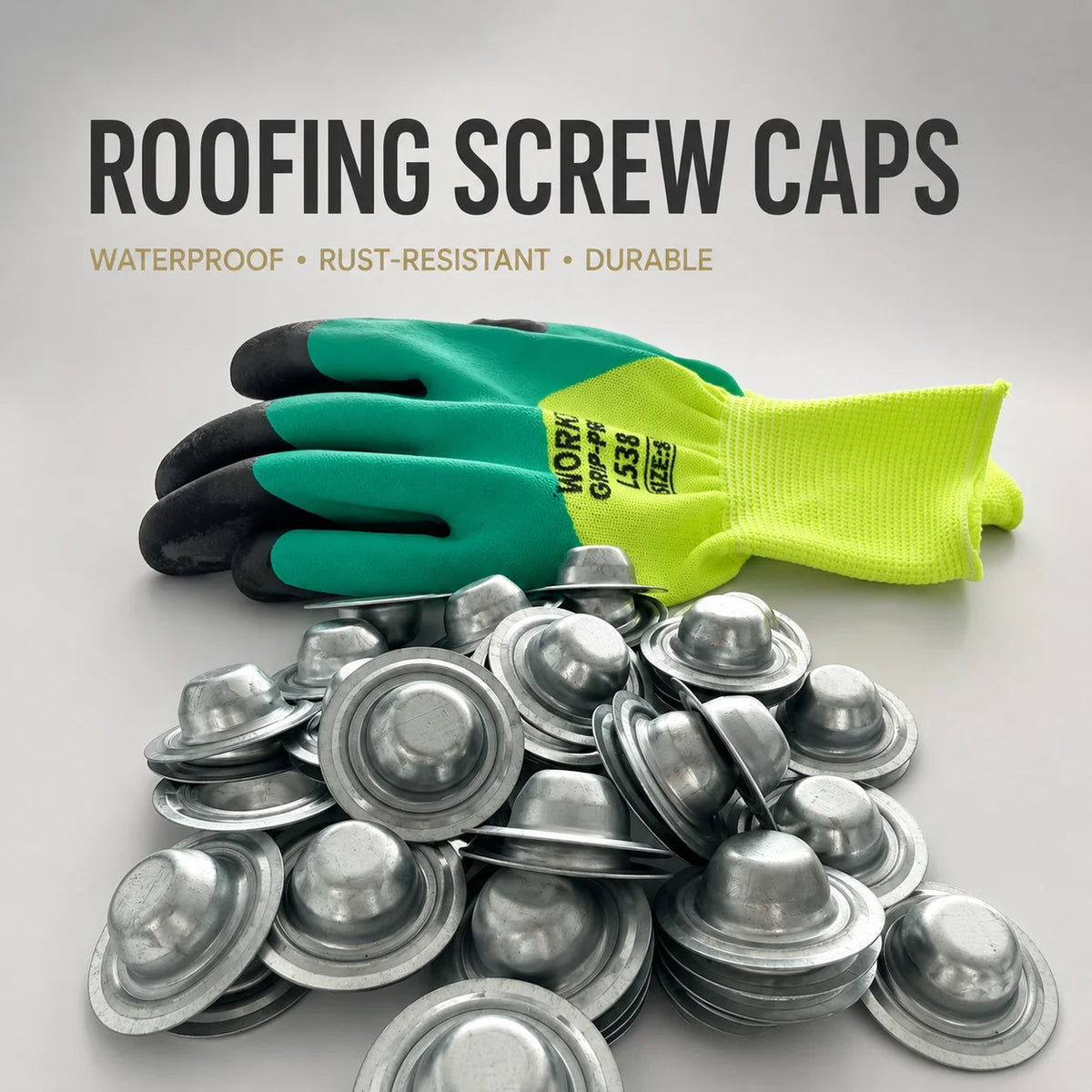 35mm Metal Roofing Screw CapsWaterproof Metal Screw Washer Cover Roofing Hex Slef-Drilling Screws MegaBDM