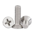 304 Stainless Steel Flat Head Machine Screws Phillips Drive Countersunk ANSI/ASME B18.6.3 GB819 Taily Supply