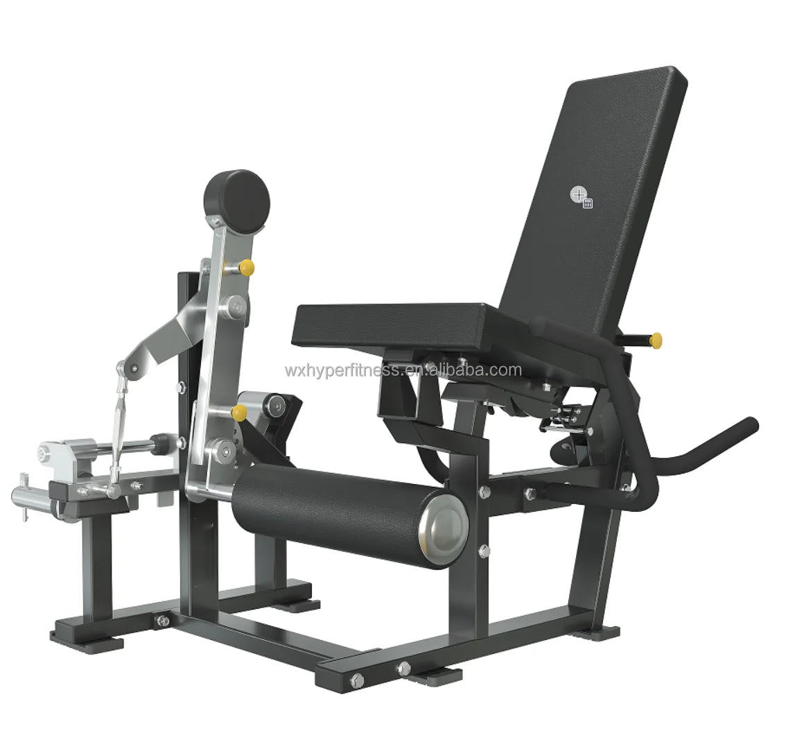 Hyper Fitness HP-HM104 Commercial Steel Gym Fitness Equipment for Leg Extension & Curl Strength Training 4T Capacity