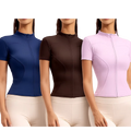 Oem Customized logo Design Compression Training-Breathable Summer Casual Solid Knitted Gym T-Shirt MegaBDM