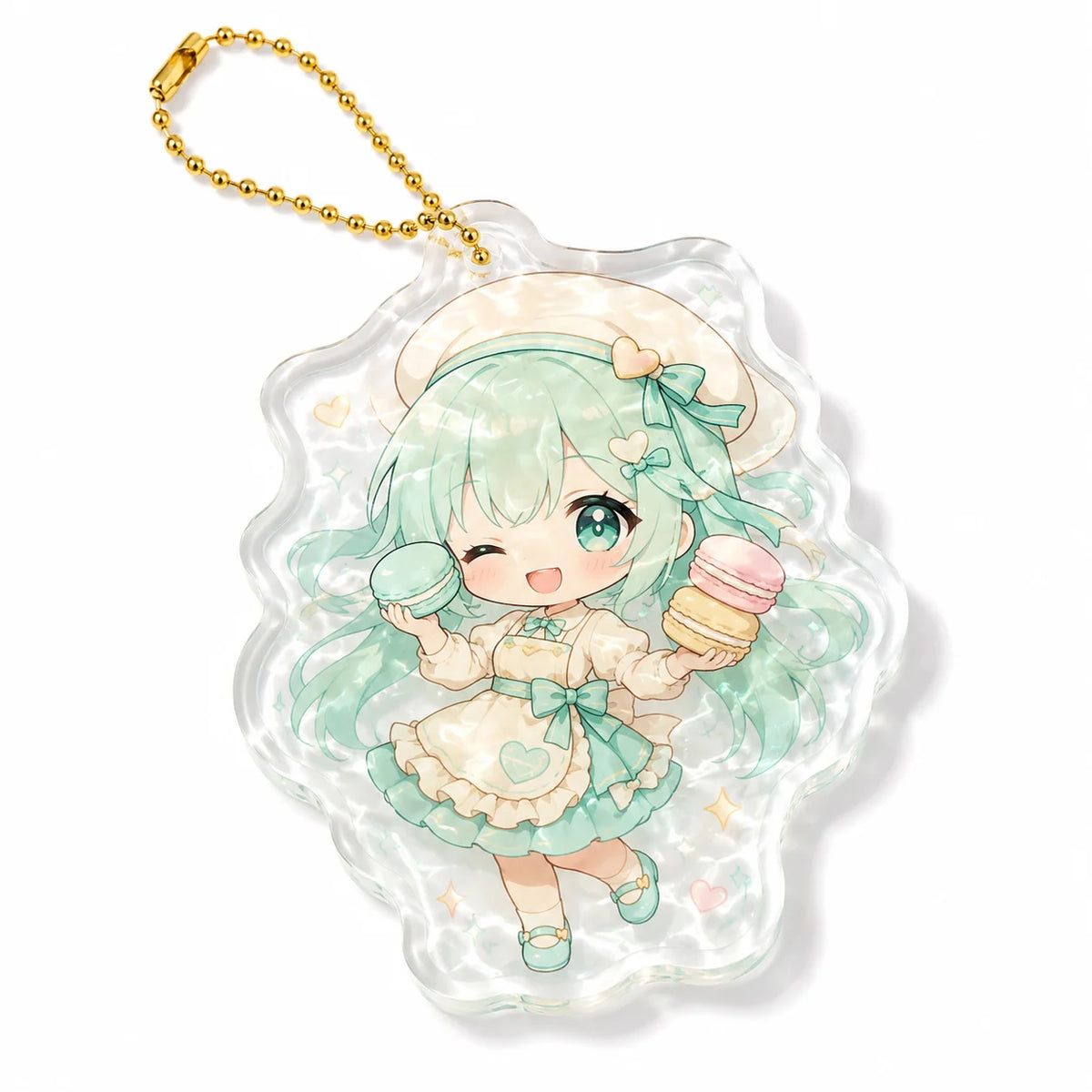 Custom Ripple Acrylic Keychains Versatile DIY Keepsake; Ideal for Promotions and Business Use MegaBDM