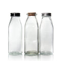 200ml 500ml 750ml 1Liter Glass Beverage Bottles Wholesale Empty Milk Juice Bottles
