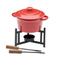 Customizable 300ml Big Kase Ceramic Fondue Game Set for Cheese Tools