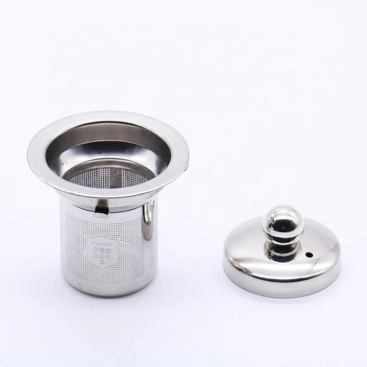 Infuser Stainless Steel Reusable Portable Hot Selling Coffee Tea Kettle Strainer Teapot Filter With Lid