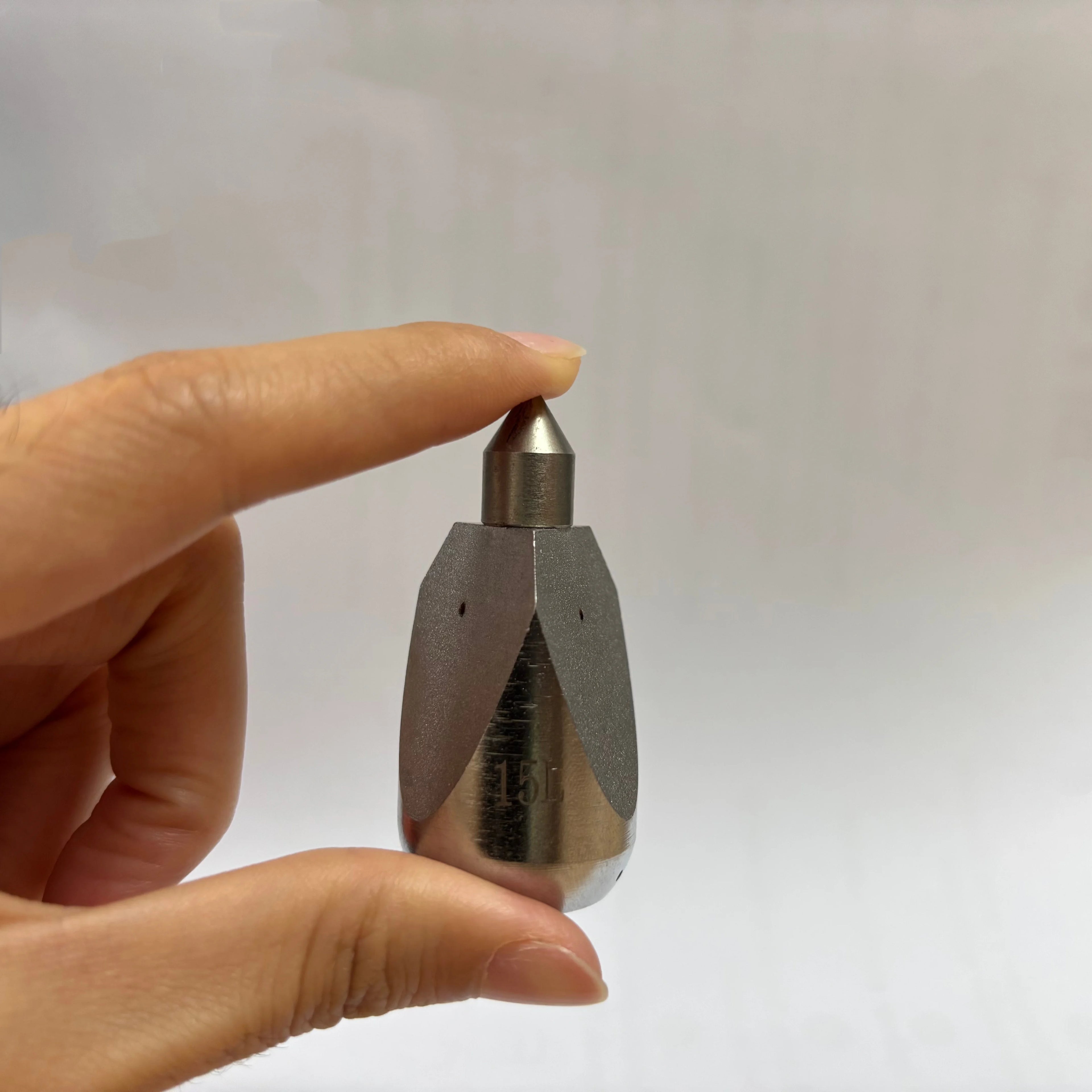 15L High Pressure Washing Nozzle Stainless Steel 3/8" Sewer Spear Point NOZZLES