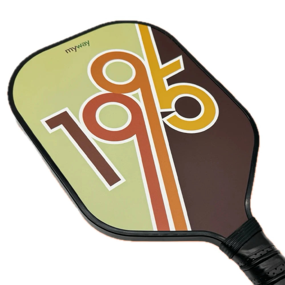 Set of 2 PU Material Pickleball Rackets with Portable Bag