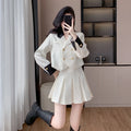 Fall Women's Casual Sets Top And High Waist Patchwork Slim Set Clothing Wholesale