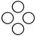 010389-45 Plunger Rubber O-Ring Compatible with 3-Tier Sink Drain T&S Brass Twist Waste Drain Valve Rubber Stopper O-Ring(4PCS)