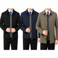 Oem Customized logo Design Winter New Middle-Aged and Elderly Outerwear Lapel Fashionable Business Casual Style Men's Jacket MegaBDM