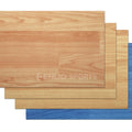 Enlio PVC Sports Flooring - Wood Grain Anti-Slip Surface Shock Absorbent for Indoor Professional Basketball Courts