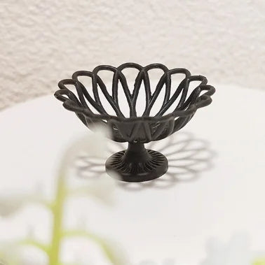 Doll House Simulation Miniature Mini Hollow Fruit Tray Model Decor Gift 1/6 1/12