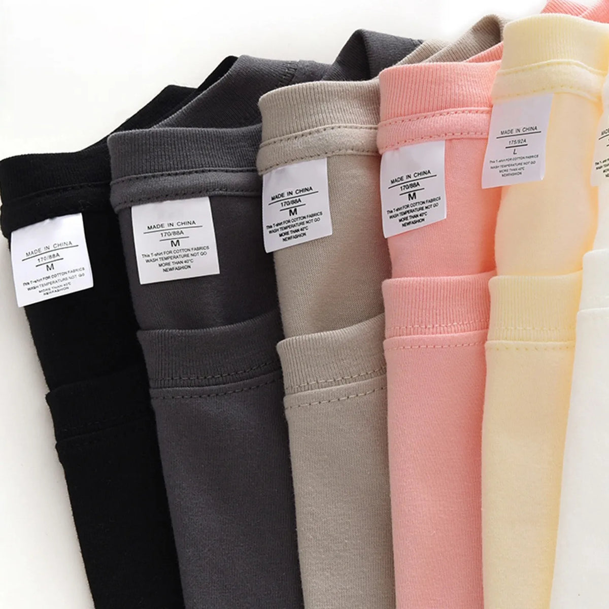 Bangladesh China Factory 200G Unisex Combed Cotton Crew Neck T Shirt Loose Fit Solid Color Short Sleeve Casual Wholesale T-Shirt MegaBDM