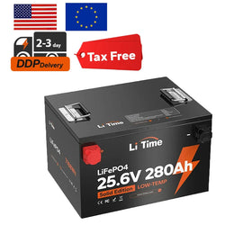 US Stock Factory Direct 24V 280Ah Low Temperature Protection Deep Cycle Lithium Battery for Home Energy Storage RV Marine Solar