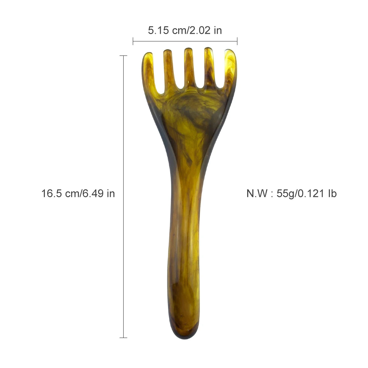 Custom OEM Resin Massager Acupuncture Meridian Comb Scraper Artifact Scraping Therapy Facial Body Beauty Tool