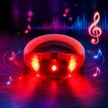 Custom Sound Activated LED Wristband Light Up Bracelet Voice Control Glow Band for Concert Festival Event MegaBDM