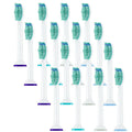4-32pcs Electric Toothbrush Replacement Heads Compatible with Philips Sonicare Replacement Brush Heads Click-on Handles