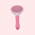 Custom Logo One-Click Self Cleaning Pet Grooming Brush Reusable Hair Remover Slicker Combing Manufacturer
