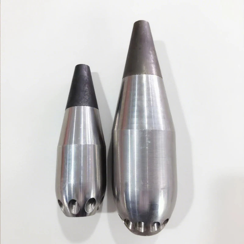 CS High Pressure Large Stainless Steel Nozzle Porous Design Sewer Jetting Nozzle New Condition