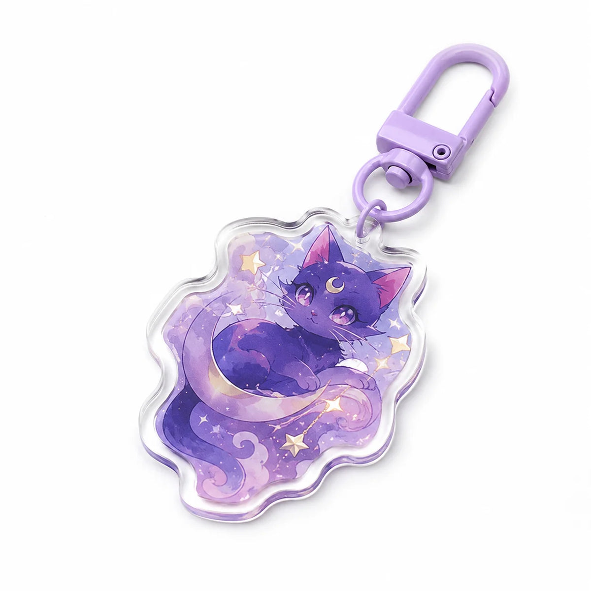 Custom Ripple Glass Acrylic Cartoon Light Weight Waterproof Keychains-Promotion Gift MegaBDM