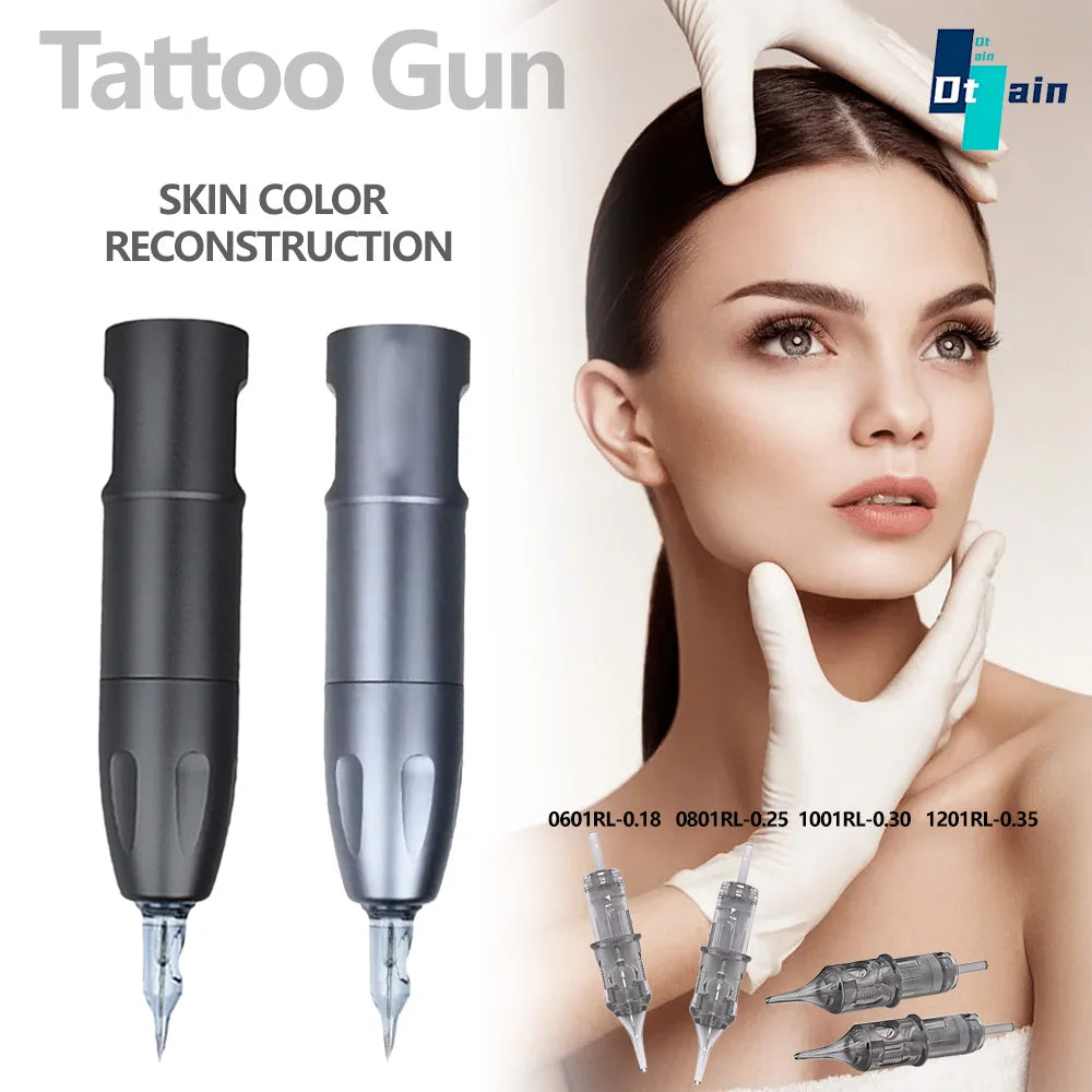 Popular Wireless Permanent Makeup Tattoo Machine Universal Needle Rotary Pen Eyebrow Tattoo Machine Kit for Body Art SMP MegaBDM