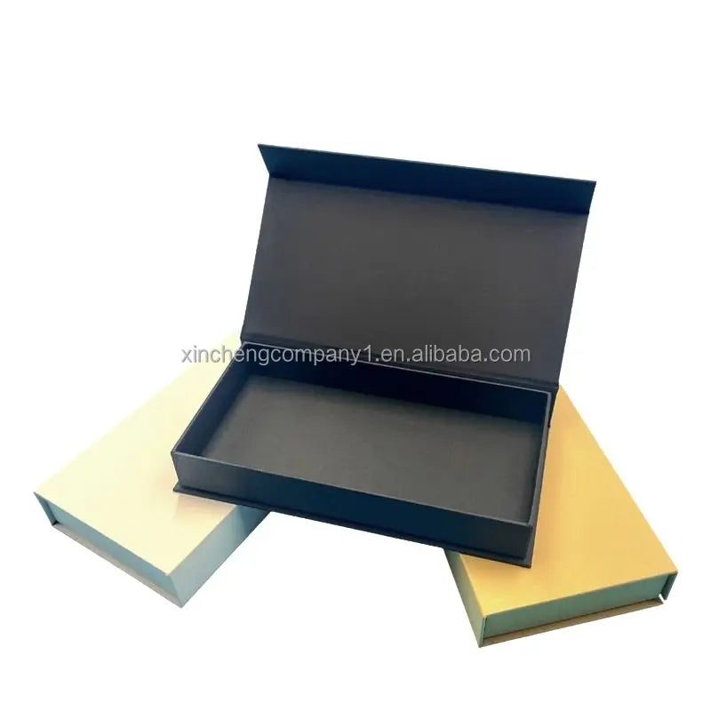 Printing logo Rigid Cardboard Luxury Flap Open Magnetic Shoe Folding Packaging Gift Box Clothing Foldable Paper Boxes