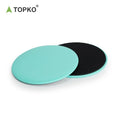 TOPKO Stocked Yoga Pilates Exercise Gilding Disc Core Sliders Sliding Plate Fitness Workout Non-slip Sliding Discs