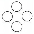OR-360B Replacement  O-Rings Compatible with Culligan HF-360B Water Filter Housing Seals(4pcs)