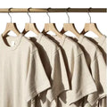 OEM Direct Sales Embroidery 320g 95 Cotton T-Shirt Men O-Ribbed Collar Blank Tee Wholesale Bulk Premium Quality T Shirt MegaBDM