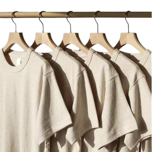 OEM Direct Sales Embroidery 320g 95 Cotton T-Shirt Men O-Ribbed Collar Blank Tee Wholesale Bulk Premium Quality T Shirt MegaBDM
