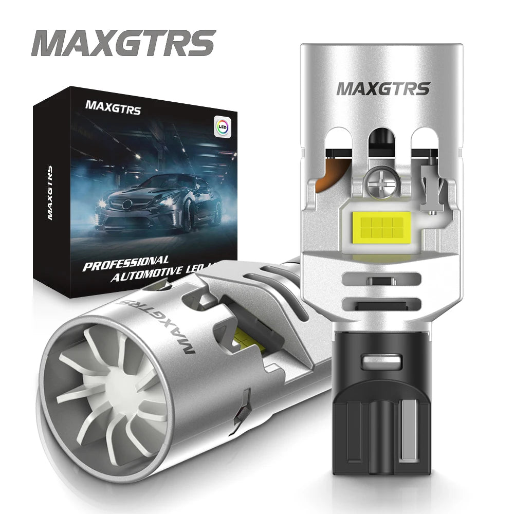 MAXGTRS T15 W16W LED 921 912 LED Canbus No Error No Hyper Flash Car Reverse Parking Turn Signal Bulbs Lamp Amber Yellow White