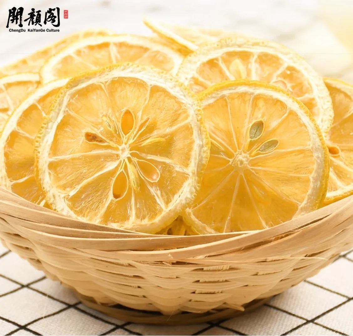 KAIYANGE Wholesale OEM High Quality Natural Dried Fruit Yellow Lemon Slice Tea Sample Citrus Healthy Organic NO SUGAR Herbal Te