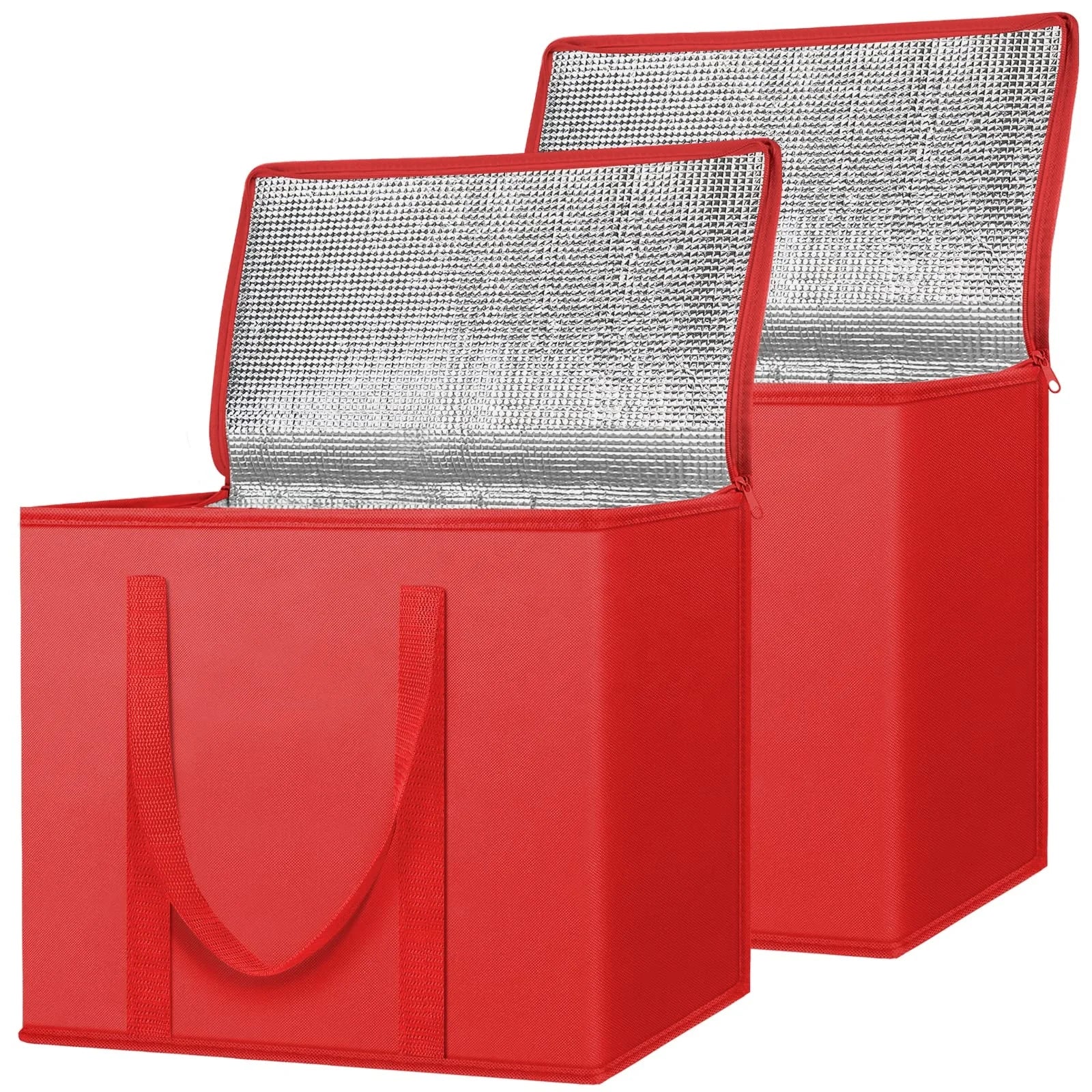 Wholesale Heavy Duty Folding Grocery Shopping Bags Large Insulated Reusable Cooler with Easy Cleaning Foldable Style