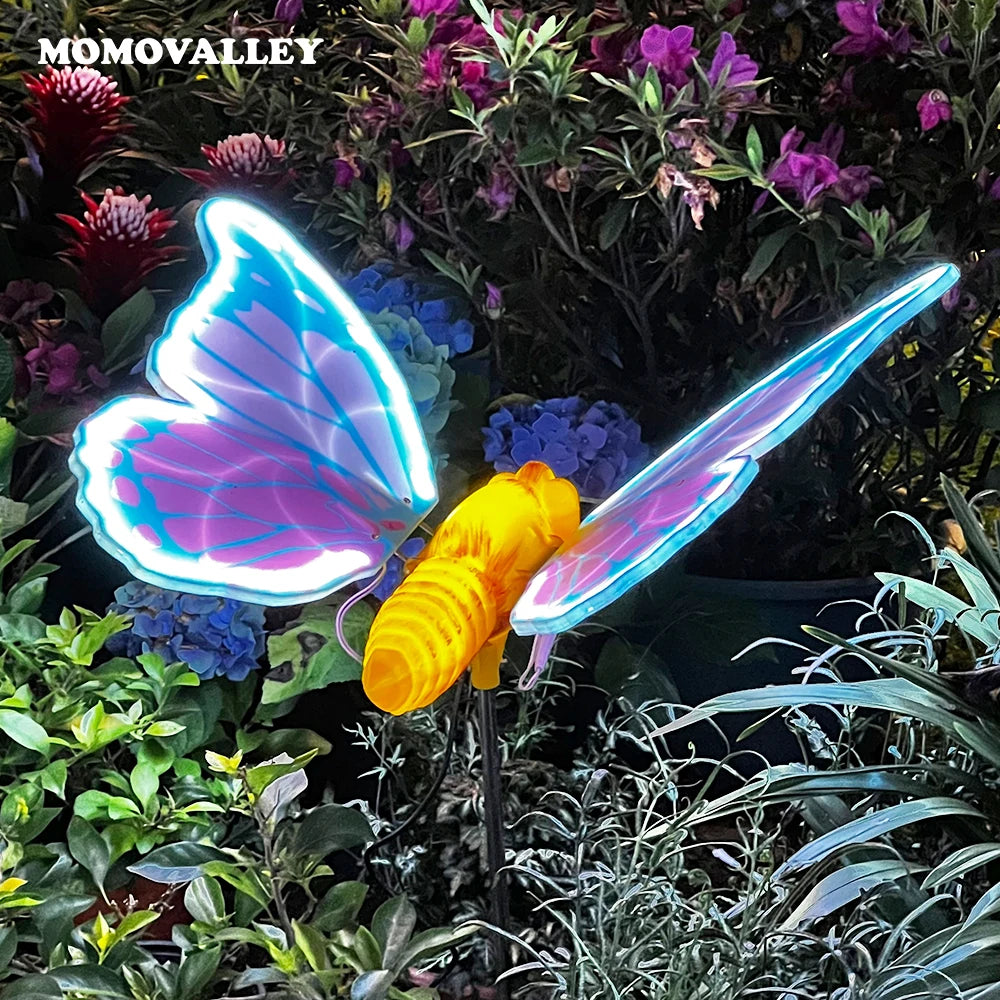 Momovalley Best Seller 12v  Waterproof Decorations Garden Christmas New Product Good Price Led Neon Signs butterfly for Displays