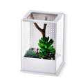Acrylic Full Transparency Tortoise Reptile Enclosure Pet Cage for Tarantula Jumping Spider Enclosure for Small Pets MegaBDM
