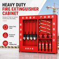 Heavy Duty Steel Fire Extinguisher Cabinet with Rustproof Finish for Outdoor Construction Site Safety MegaBDM