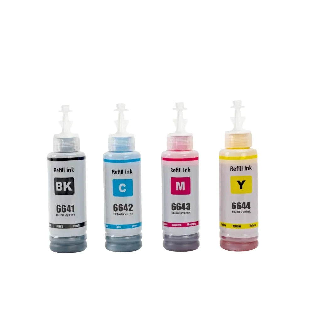 Tatrix T6641 T6642 T6643 T6644  Bottle Compatible Ink for Epson L200 L110 L300 L455 Ecotank ET-2500 L1300 L3070 L200