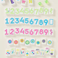 Celebration Line Beautiful Line America Mahjong Tiles Mahjong Set Modern Luxury White Acrylic Friends Gathering Wholesale Retail MegaBDM