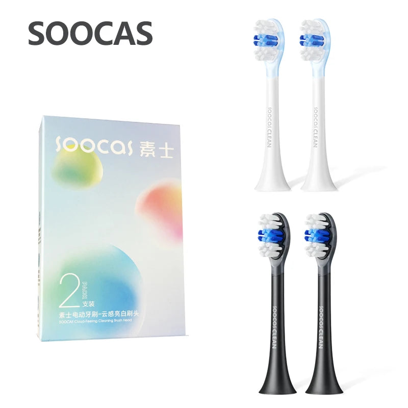 SOOCAS Original X3S Replacement Toothbrush Heads SOOCAS X3U/X3pro/D2/D3S/D5 Sonic Electric Tooth Brush Head Nozzle Jets