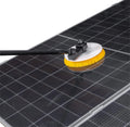 Zhenda Factory  Single Head 5.5M Aluminum Pole Brushless Motor  Household Electricity Version Solar Panel  Cleaning Brush