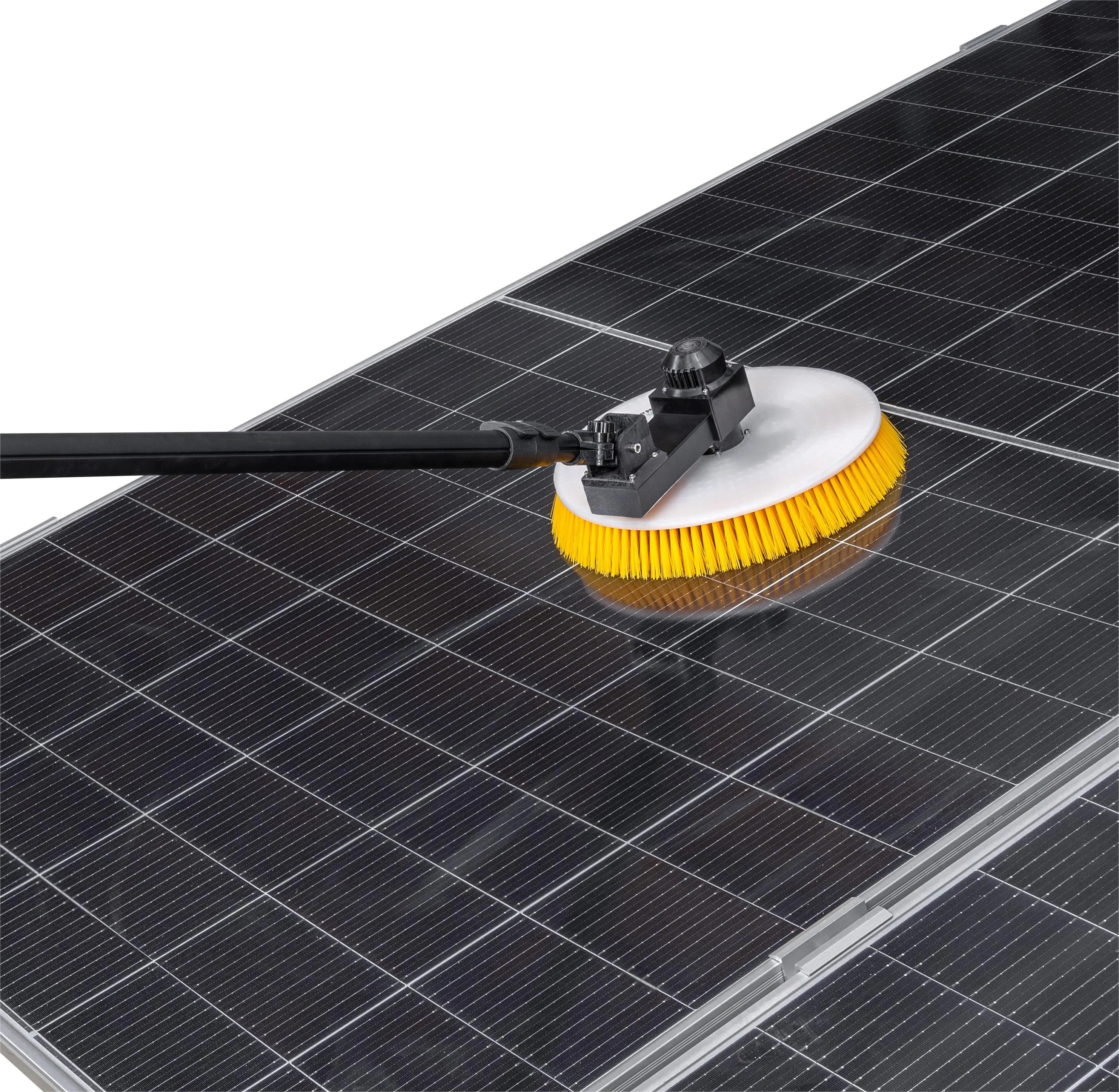 Zhenda Factory  Single Head 5.5M Aluminum Pole Brushless Motor  Household Electricity Version Solar Panel  Cleaning Brush