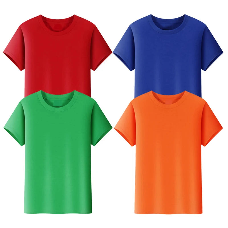 Bangladesh China Factory Price Custom Crew Neck Advertising Short Sleeve Cotton T Shirt Corporate Team Uniform Cultural T Shirt