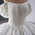 Jancember 241030B Beach Pearls Empire Bridal Satin Women's Wedding Dresses