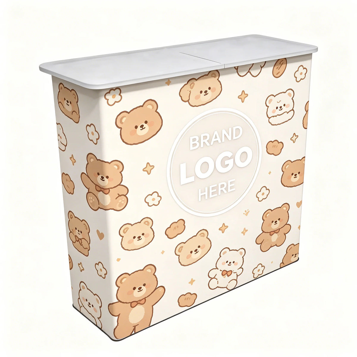 Portable SEG Light Box Rectangle Foldable Trade Show Display Exhibition Counter Easy Assembly MegaBDM