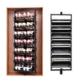 360 Degrees Rotating Modern Extendable Metal Multifunctional Telescopic Multi-layer Revolving Shoe Rack Wardrobe Home Furniture