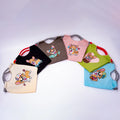 Promotional Embroidery Bag Custom Small Size Cartoon Bag with Crossbody Strap and Hand Strap Cute Waterproof Bag